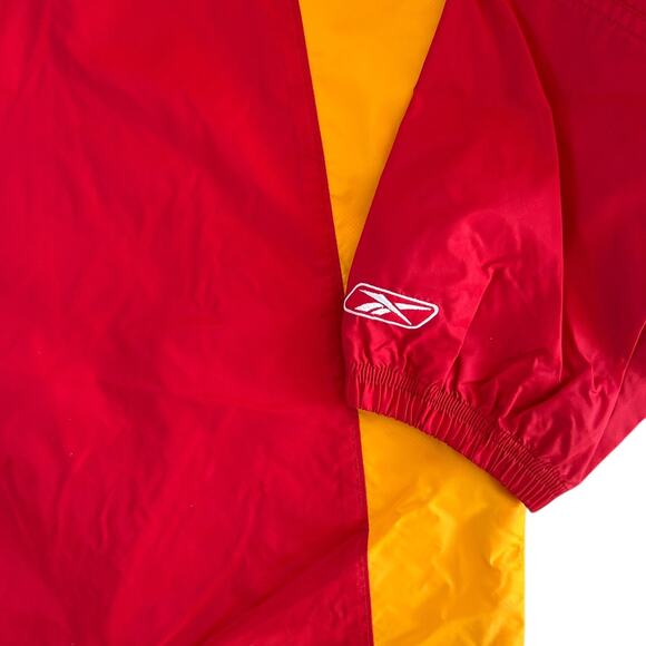 Vintage Reebok Kansas City Chiefs Windbreaker Jacket Full Zip Men's XL Excellent - Picture 8 of 11